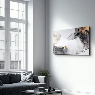 Peinture décorative en verre trempé