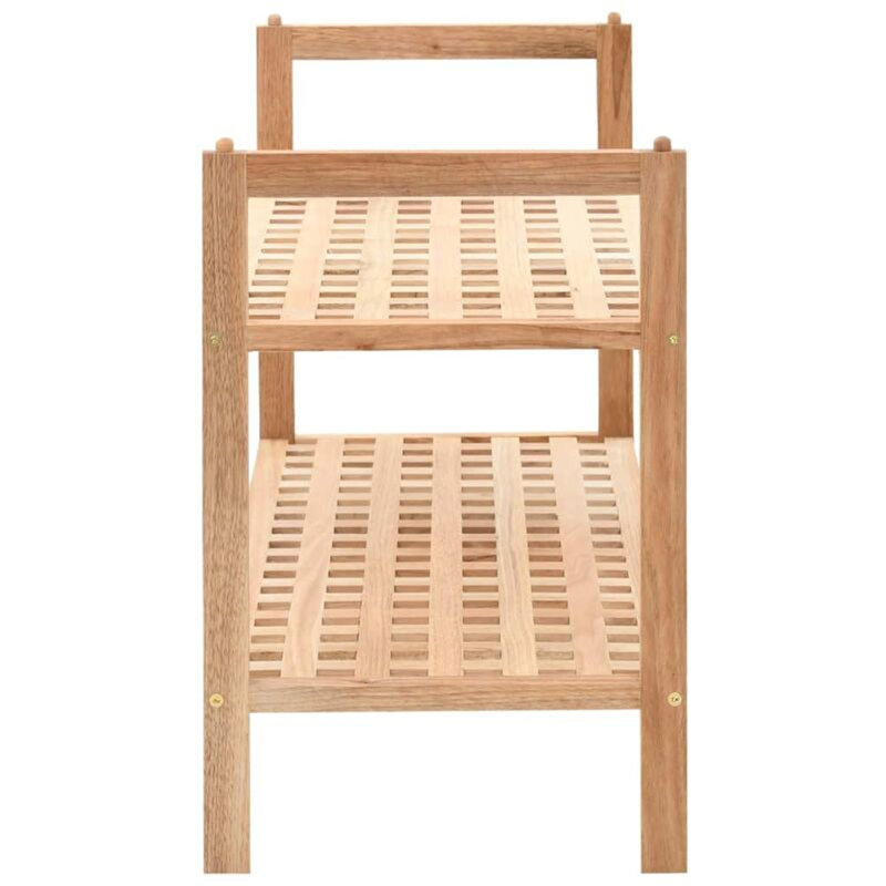 6 Pair Solid Wood Shoe Rack