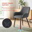 Modern Faux Leather/Suede Diamond Stitching Armchair Dining Chair for Dining Room, Bar, Restaurant, Hotel-1959534134