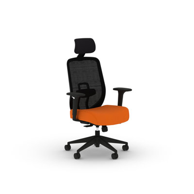 HON Altern Mesh Mid Back Task Chair, Black Frame, Apricot