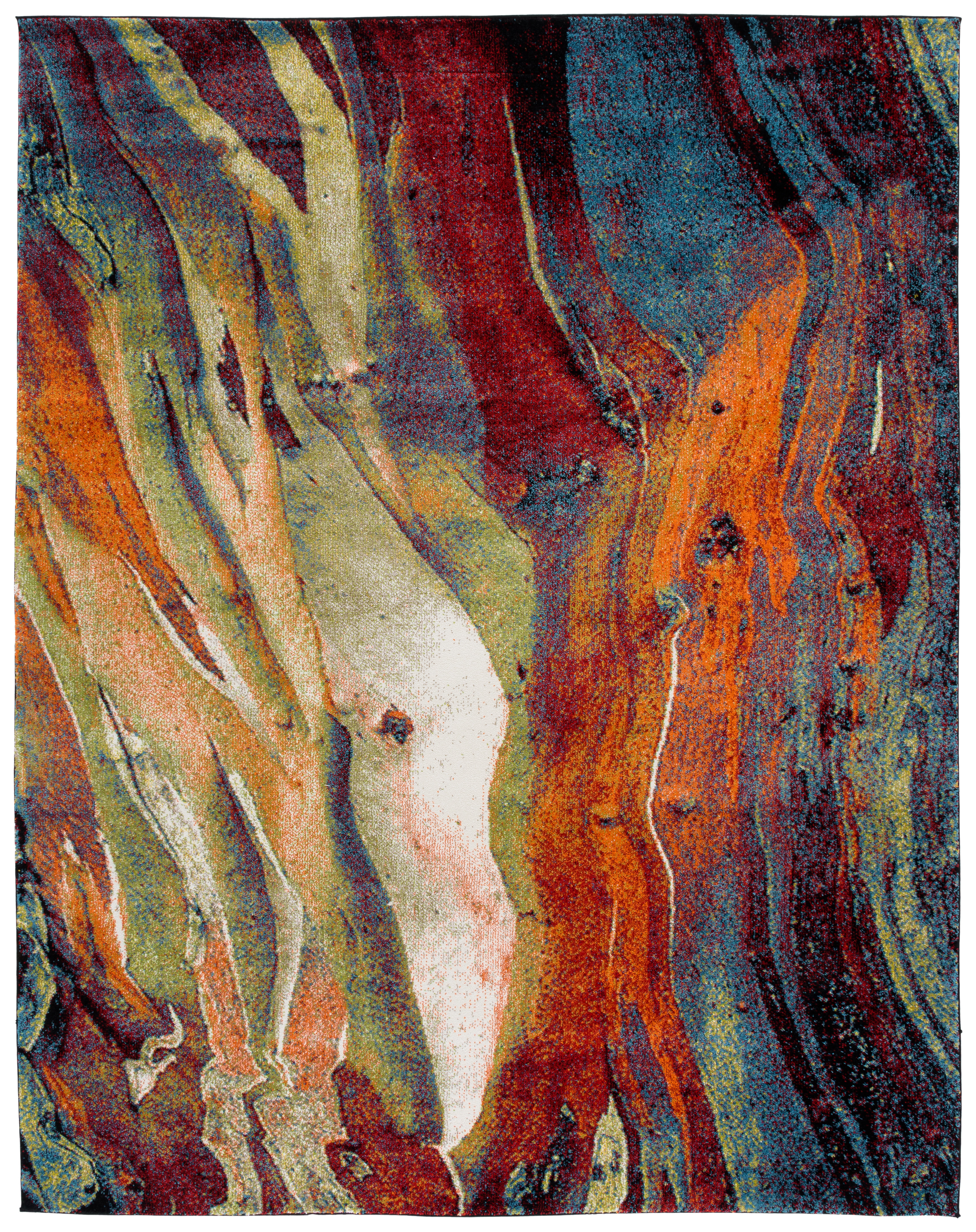 Abstract Dawn Rug 17 Stories Dowlen Performance Abstract Rug & Reviews | Wayfair