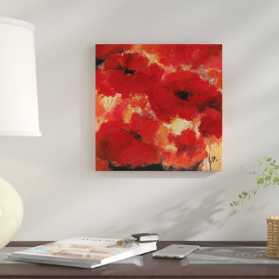 « abstract florals i », impression sur toile