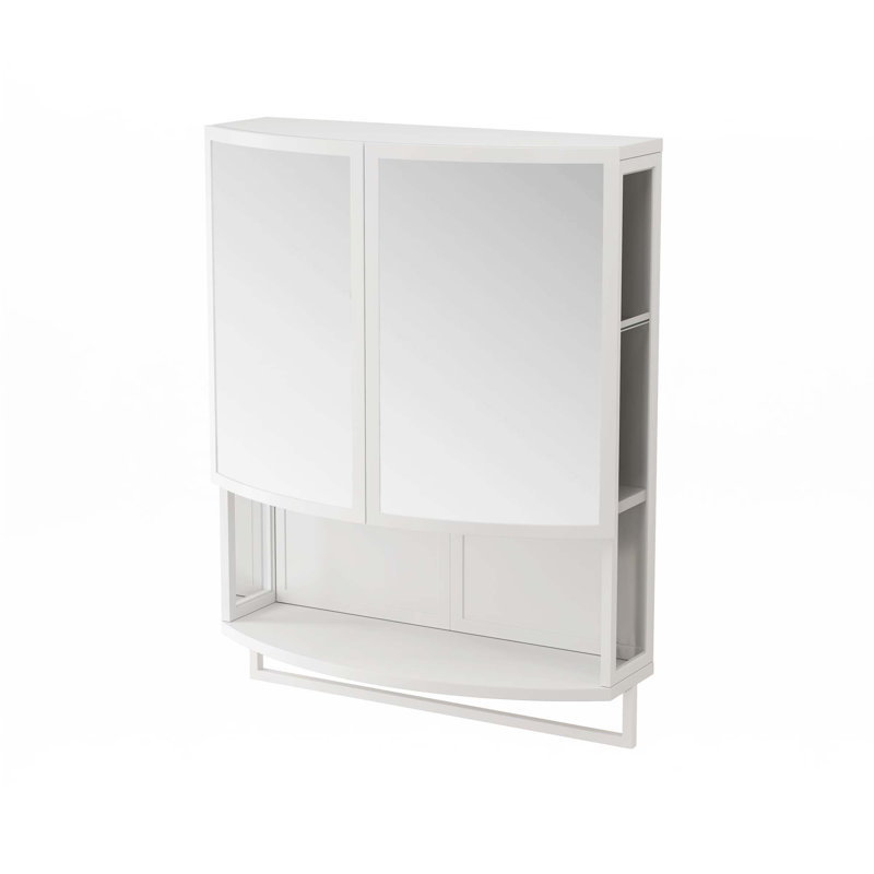 Armoire de salle de bain 23,62 po, Blanc
