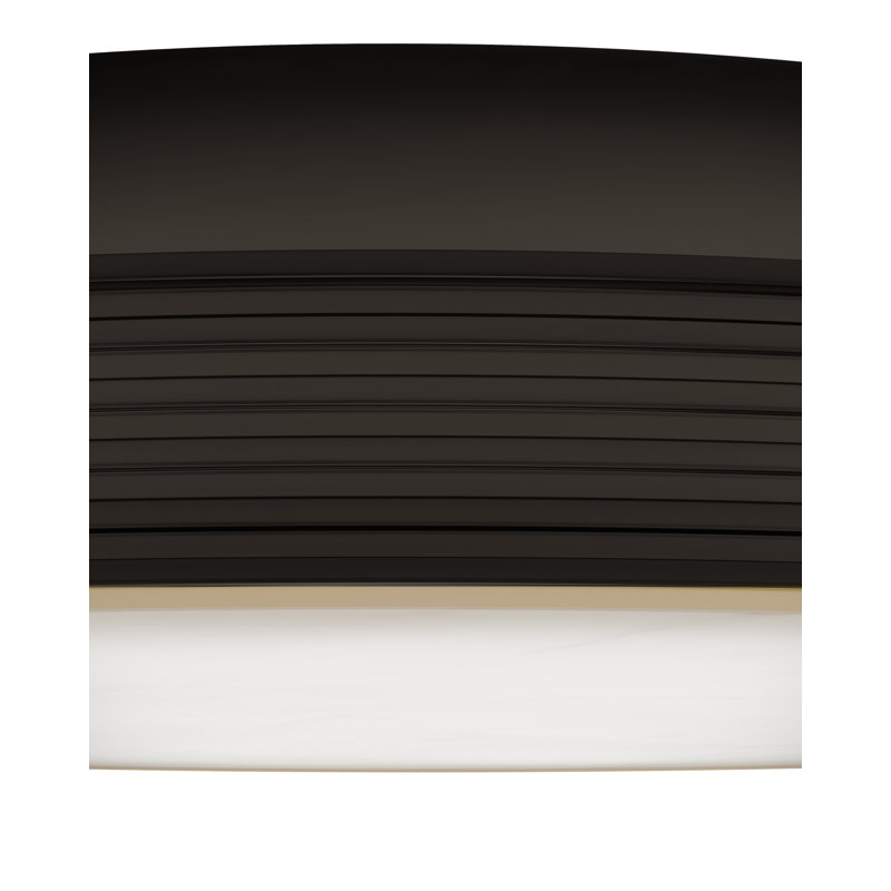 Aydan 1 - Light LED Flush Mount, 2.5" H x 15.75" W x 15.75" D, Antique Nickel, 21 W