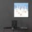  «Winter Geese» par Elle Media Group SA, art mural en verre acrylique, 12 po x 12 po