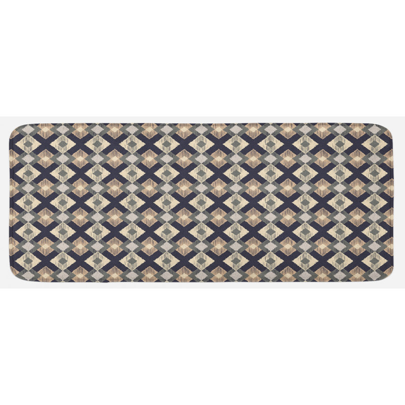 Rustic Synthetic Kitchen Mat