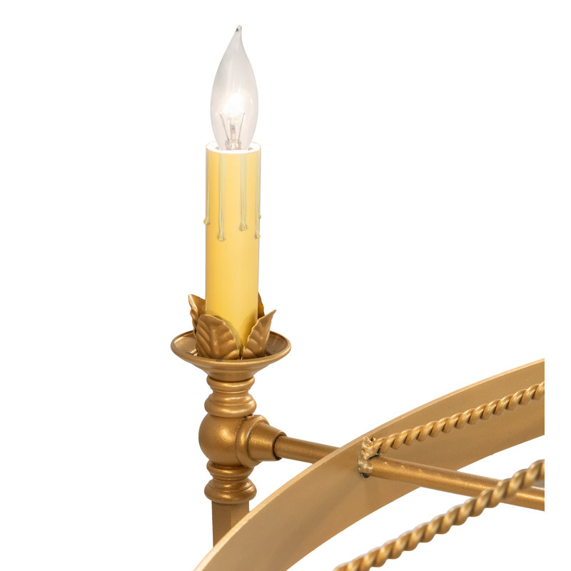 56" Wide Amaury 16 Light Chandelier, 54" H x 56" W x 56" D, Goldtastic, 16