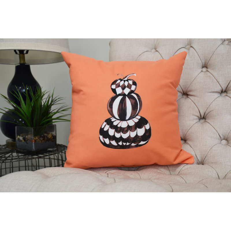 Housse et insert de coussin carré Witches Brew, 16 po x 16 po, Orange