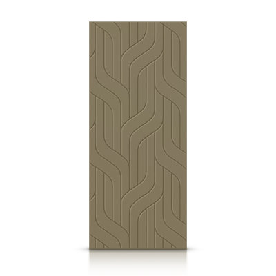 Porte standard à panneaux en bois manufacturé