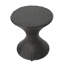 Table d'appoint d'extérieur 16 pouces multi - Structure en fer pour une apparence de patio charmante