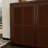 39" Mid Century Modern Rattan Storage Cabinet With 2 Outlet Holes And Shelves-1596921660