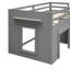 Lit mezzanine avec armoire et tablette-500734603