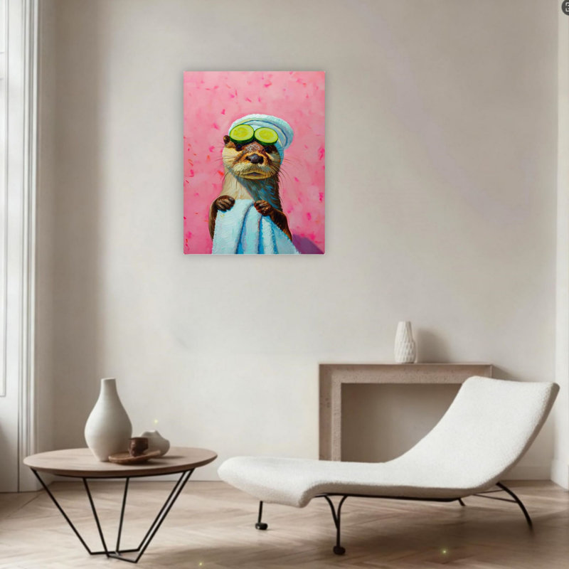 Art mural minimaliste sur toile 24 "x 36"