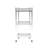Akif Metal Bar Cart
