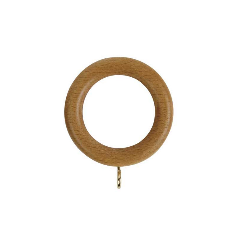 Wood Curtain Rings, Light Oak, 35 cm W x 35 cm D