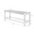 Beige Brown Solid Wood Linen Bench