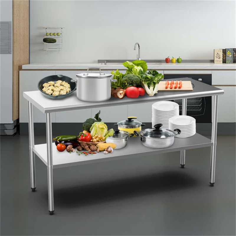 WFX Utility™ Stainless Steel Table With Undershelf
