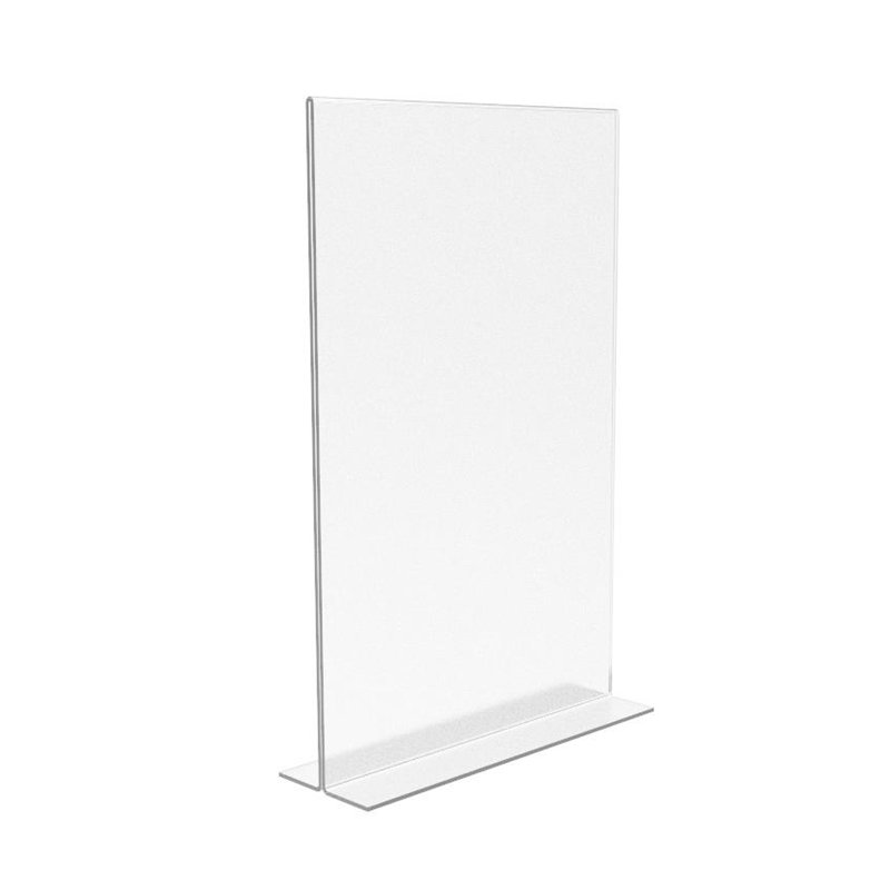 Clear Acrylic 11" x 17" Tabletop Sign Holder Frame