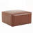 Square PU Leather Ottoman-1274262790