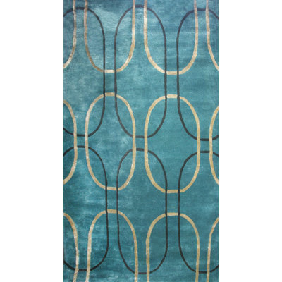 Barba Wool Geometric Indoor Rug