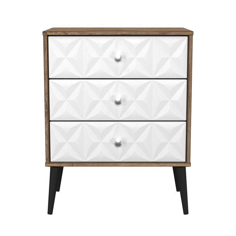 Tonsey 58cm W 3 - Drawer Chest of Drawers