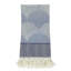 Orange Scallop Stripe Turkish Cotton Towel-1930387859