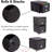 Decorative Storage Shelf w/Removable Bins, Handles, and Wheels – Organize Files