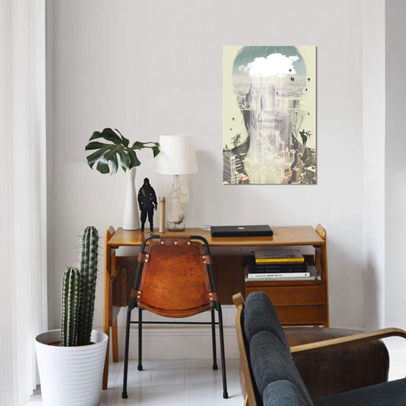 « wild new york », reproduction d’impression sur toile, H 18 po x l 12 po x P 1,5 po, Toile tendue, Pas de tapis