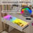 Vanity Desk With LED Lights Mirror & Power Outlet,Vanity Table Set With Storage Drawers & Chair, 3 Lighting Modes & Led RGB Adjustable Brightness, Dressing Table For Women Girls Bedroom, White