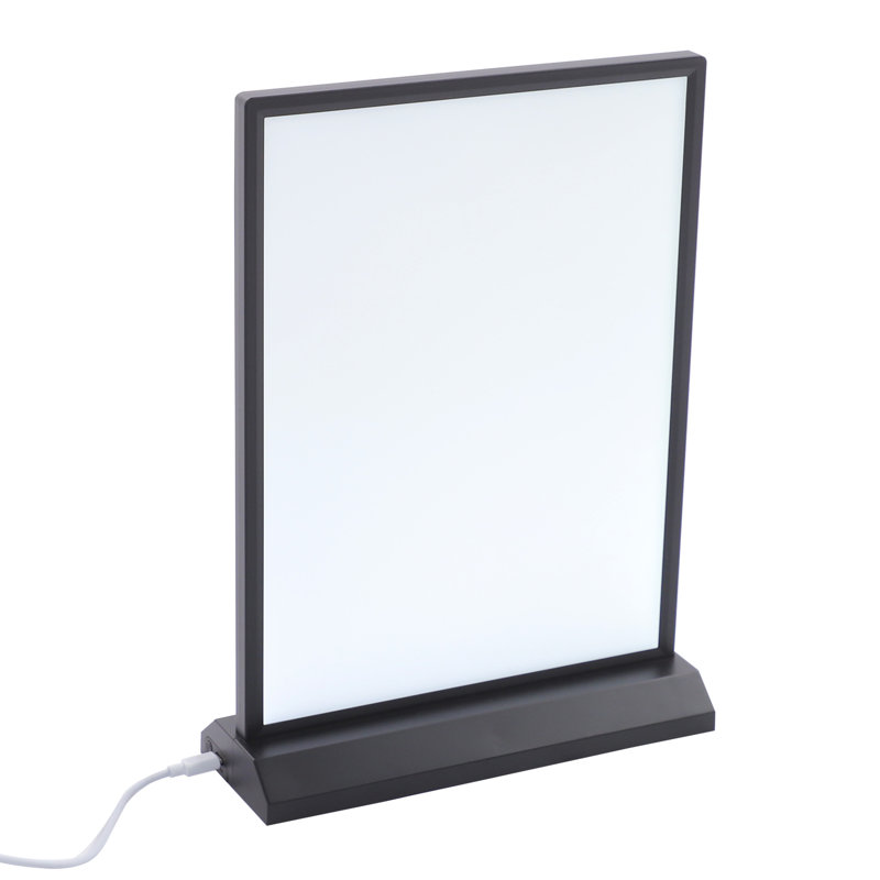 Tabletop LED Sign Holder, Black