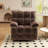 41.5" Wide Upholstered Recliner, Oversized Power Swivel Rocker Recliner Chair with USB & Type-C Port-576323599