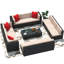Canapé modulaire d'extérieur 14 pièces pour conversation en rotin 14 pièces-2074903699