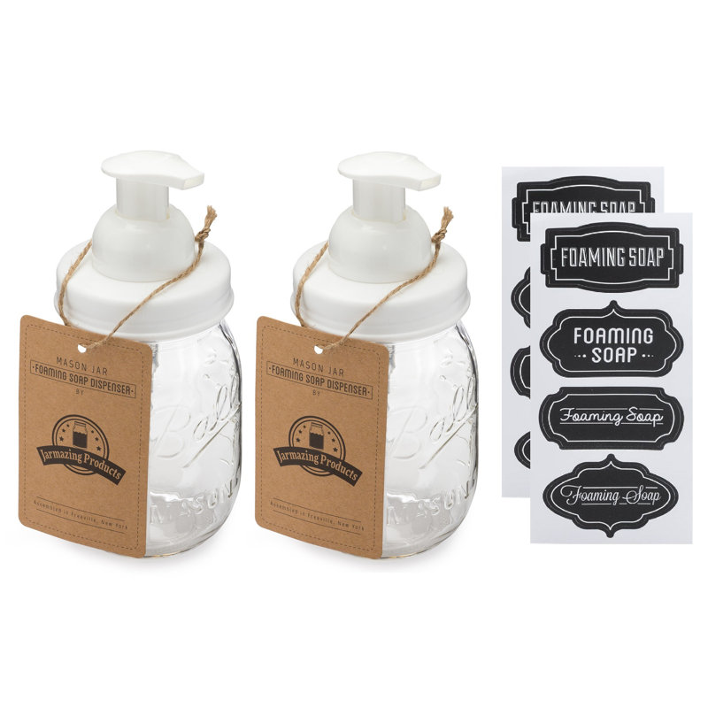Distributeur de savon Mason, Blanc