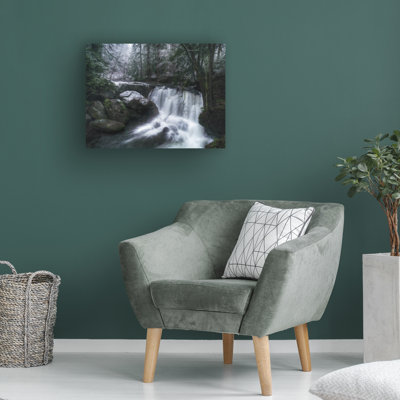 Bolog James K. Papp First Snow At The Falls Canvas Art