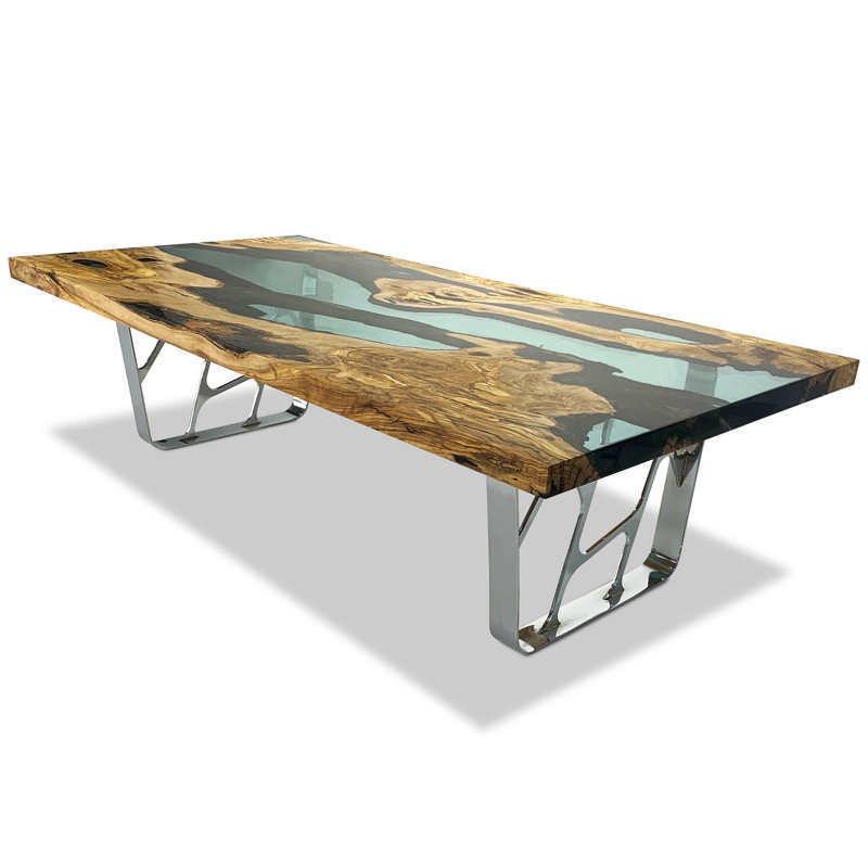 Table basse traîneau, H 17,7 po x L 47,2 po x l 23,6 po