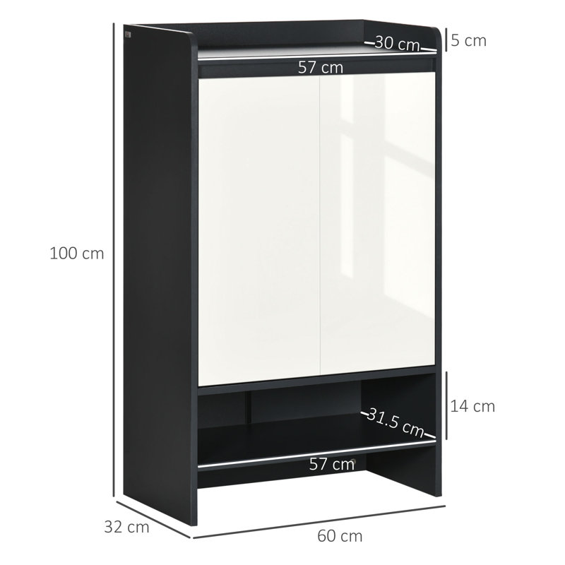 15 Pair Shoe Storage Cabinet
