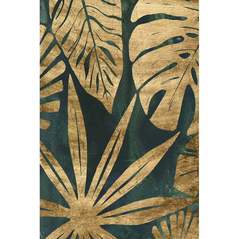 Jungle émeraude IV, H 48 po x l 32 po x P 1,25 po