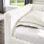 Lit de jour simple en tissu beige - Se retire pour une gestion efficace de l'espace avec une relaxation accrue du lit-488157869