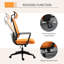Chaise de travail en filet Arleeta