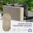 5 Pieces Rattan Patio Conversation Sets With Cushions-1474505582