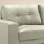 Canapé à accoudoirs carrés en cuir véritable 78,9 po Korbin-1585350852