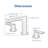Widespread 2-handle Bathroom Faucet-50957162