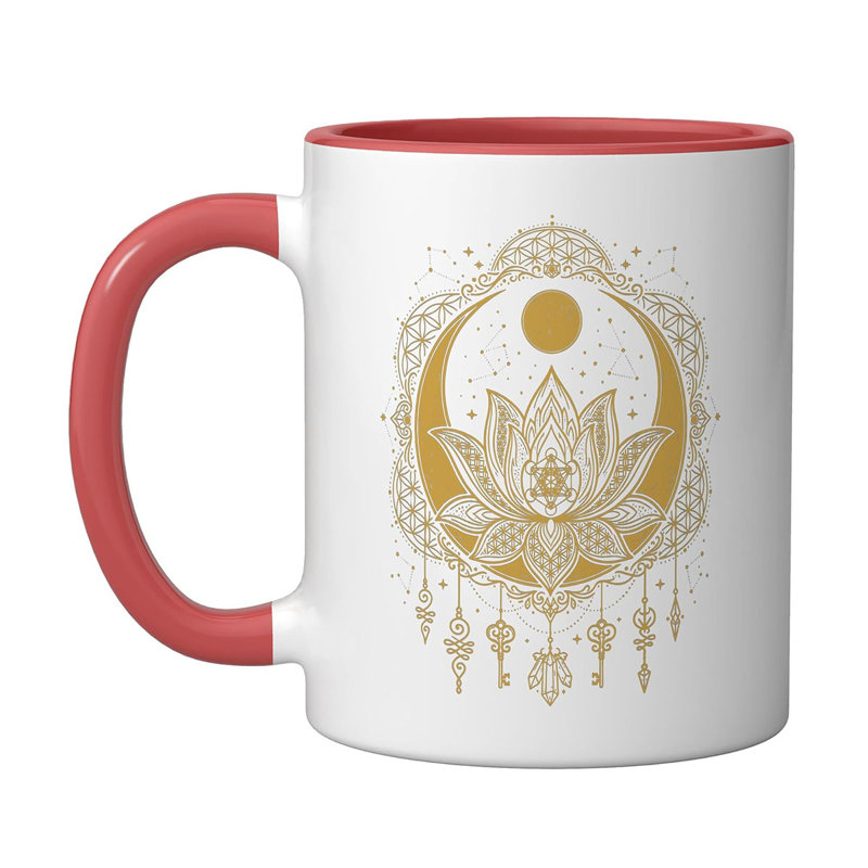 Ceramic Coffee Mug, Red