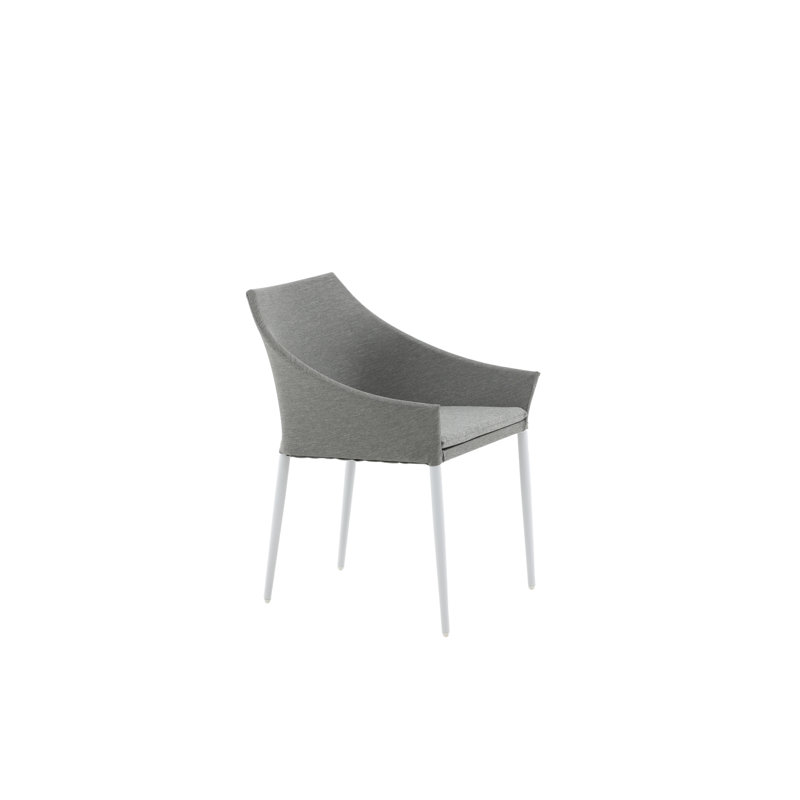 Pollocksville Patio Dining with Cushion, White