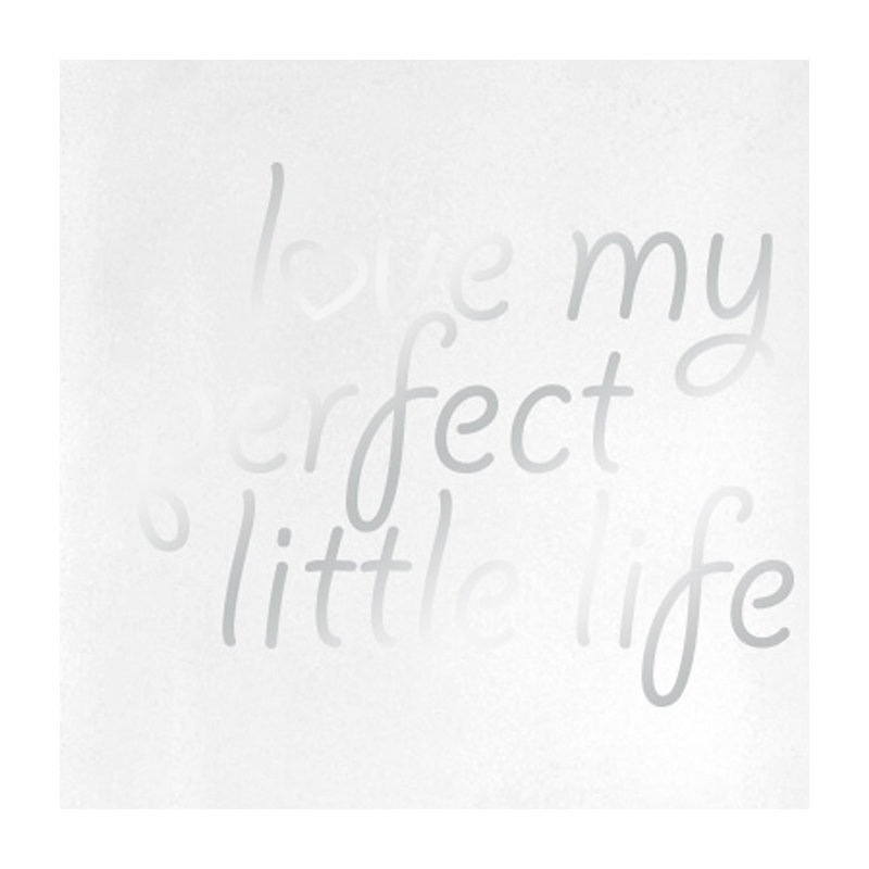 Wall Decal, Shiny Silver