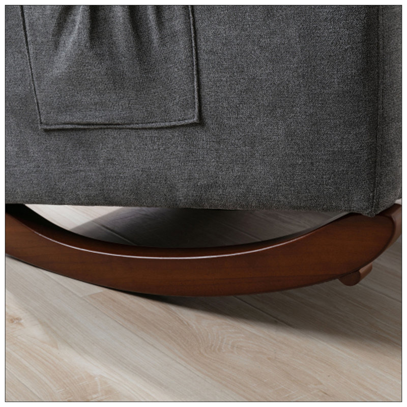 Fauteuil inclinable simple simple, Gris antique