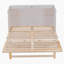 Grand lit escamotable avec grands tiroirs, blanc