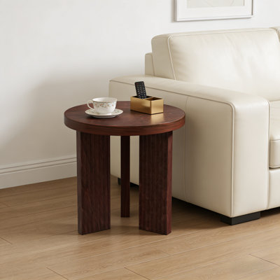 Table de bout ronde Mid-Century