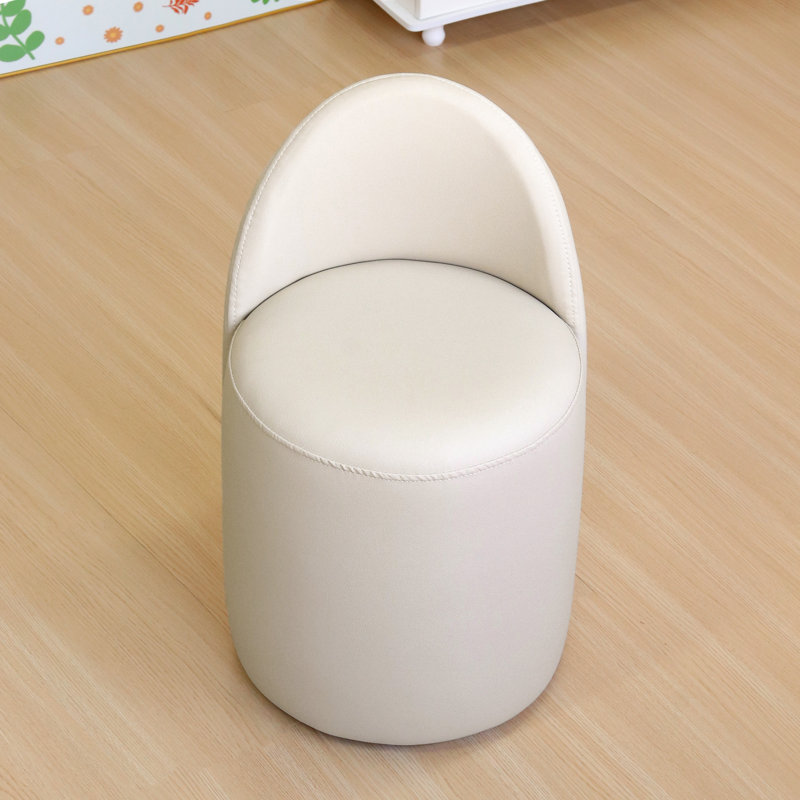 Manufactured Wood Accent Stool, White