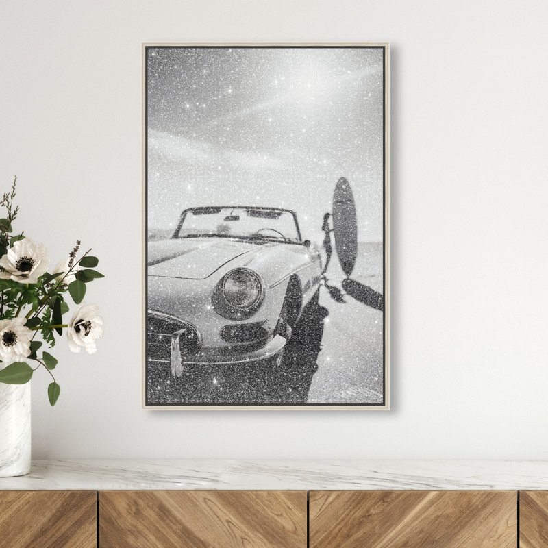 Coast Drift Print by Oliver Gal, 17"H x 25"W, Silver Floater Frame